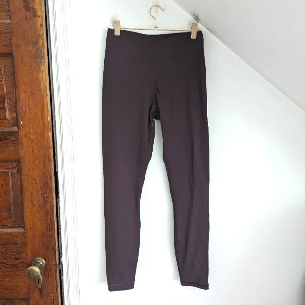 EVERLANE The Perform Sculpt High Rise Yoga Workout Legging Eggplant NEW Size S